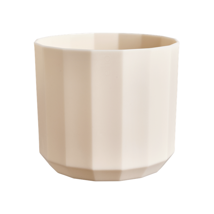 facet rond 14cm rose amande